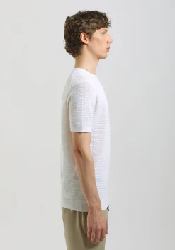 T-shirt in maglia forata