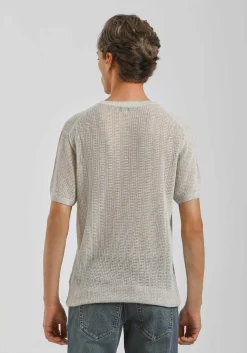 T-shirt in maglia forata