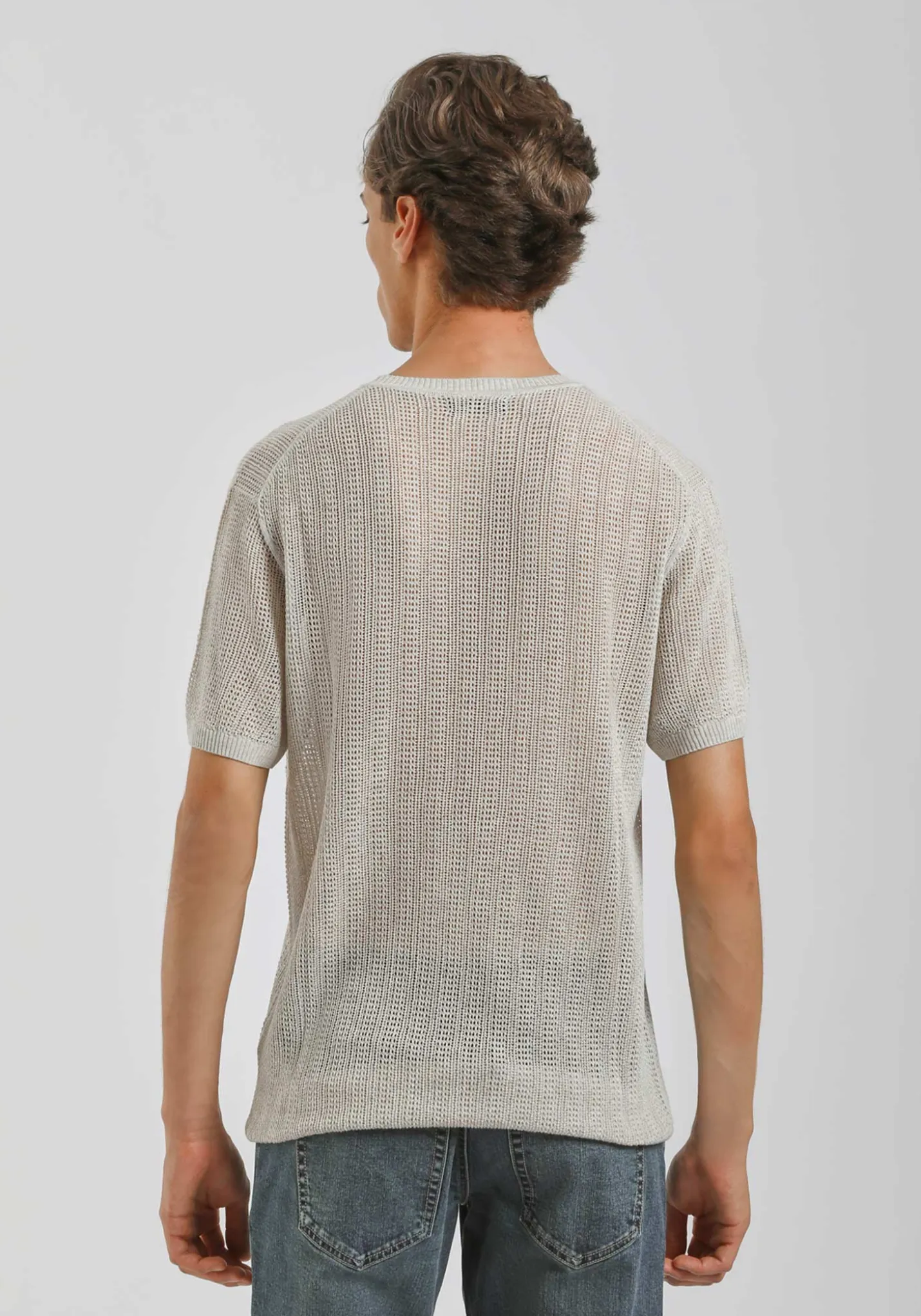T-shirt in maglia forata