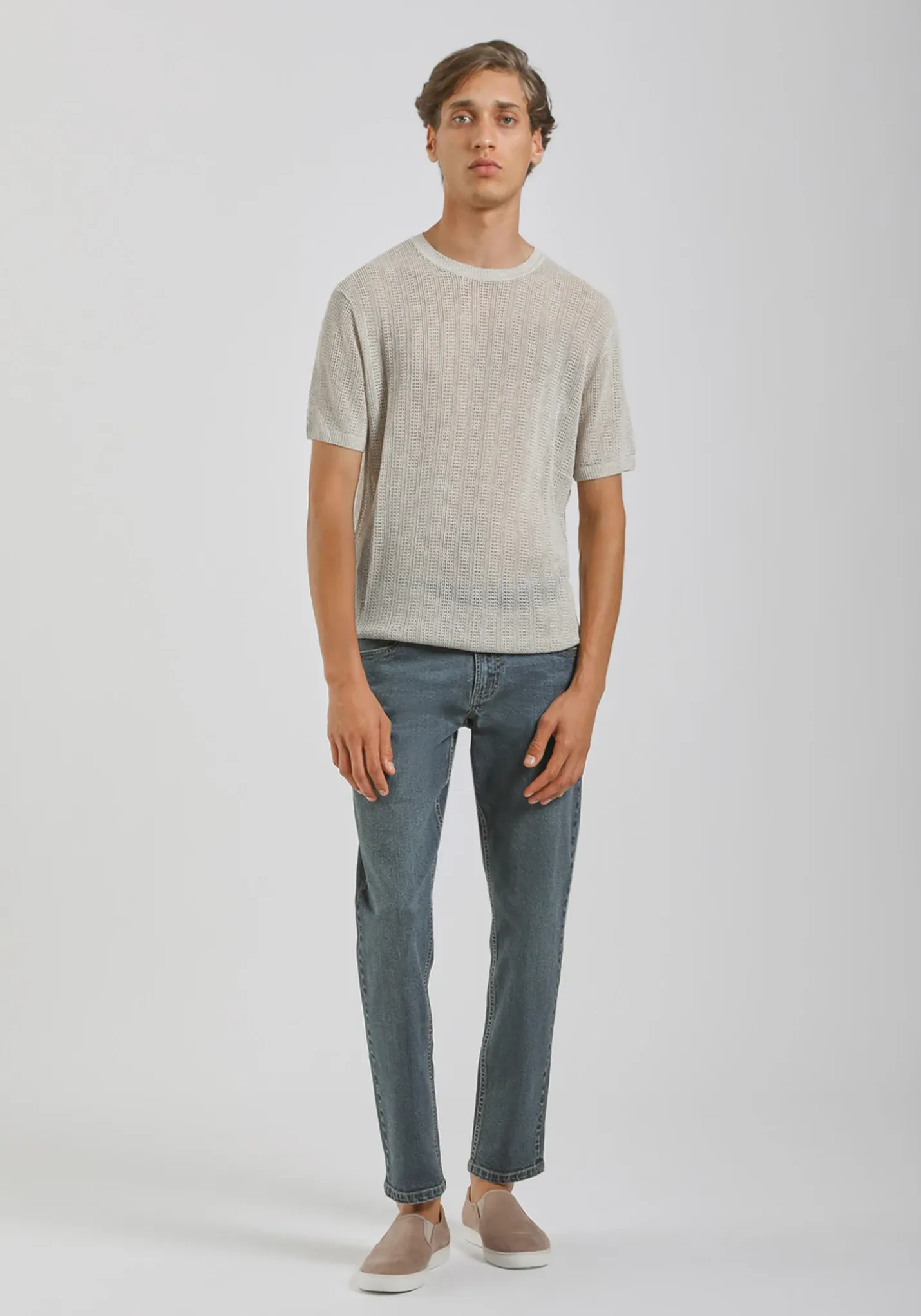 T-shirt in maglia forata