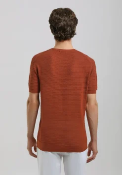 T-shirt in maglia forata