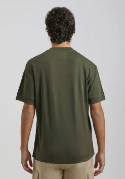 T-shirt over con stampa