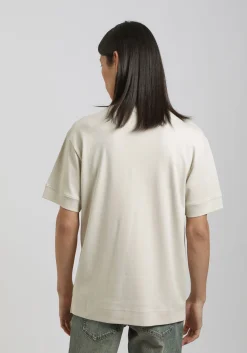 T-shirt over con stampa