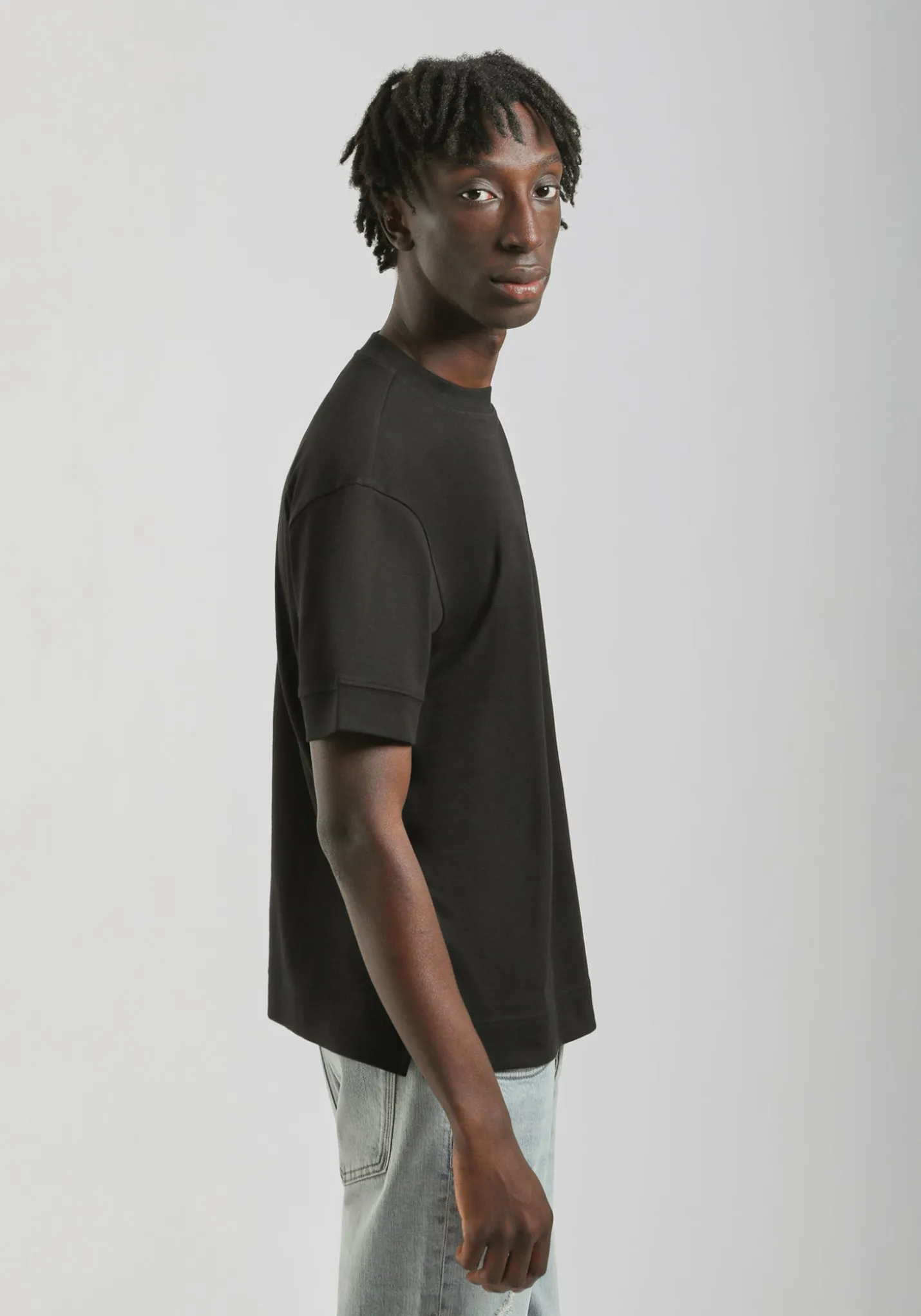 T-shirt over con stampa