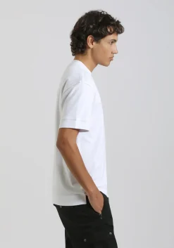 T-shirt over con stampa