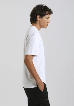 T-shirt over con stampa