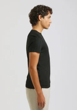 T-shirt viscosa a coste