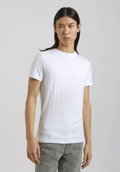 T-shirt viscosa a coste